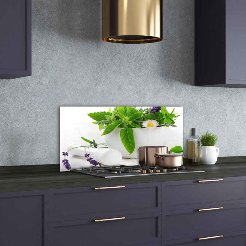 Lubinson 50cm W x 100cm L Glass Peel and Stick Panel