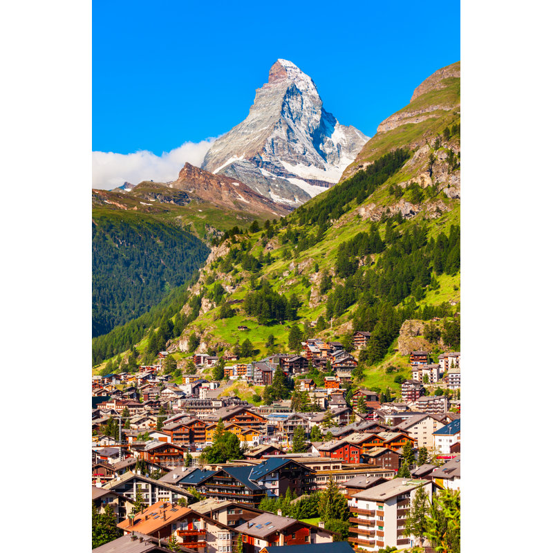 Berkley Zermatt, Switzerland - Wrapped Canvas Print, 122cm H x 81cm W x 3.8cm D