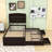 Eddra Size Multifunctional Platform Bed with LED Headboard,  Storage, and Pull-Out Twin Trundle-979544705-997466541