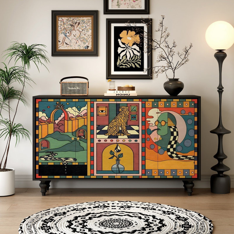 Artistic Abstract Sideboard