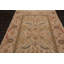 Tapis unique en laine noué à la main brun clair / vert 5 pi 9 po x 8 pi 9 po Demee