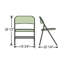 Chaises pliantes rembourrées 2200 Series Deluxe-1218390739