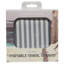 Sunnylife: Enceinte de voyage portable - Rayures olive Vacay - Taille mini 3,5 x 1,7 5 x 3,5 po