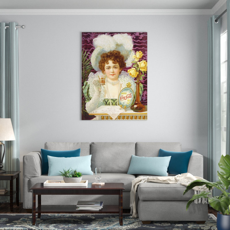 Coca Cola 1900 - Wrapped Canvas Rectangle Print, 120cm H x 90cm W x 1.8cm D