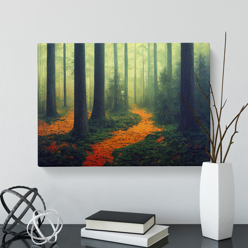 Painted Forest Vol.5 - Wrapped Canvas, 50cm H x 76cm W x 3cm D