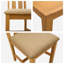 Oak Solid Wood Dining Set-2117722742
