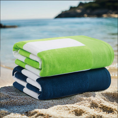 Serviettes de plage à rayures Oceanana