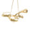 Graffiti 5 - Light Unique/Statement Modern Linear Chandelier