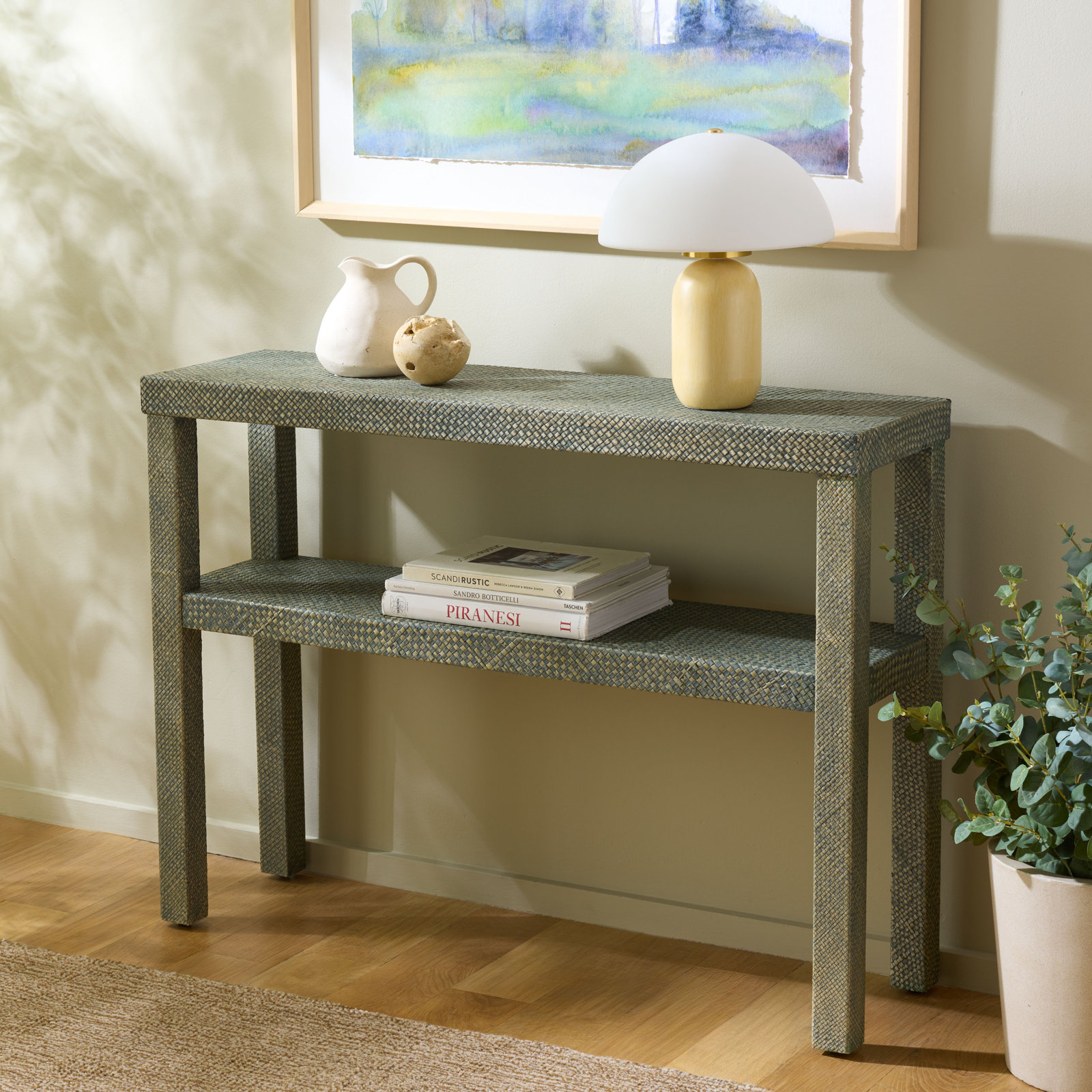 Breban 42" Console Table, Navy