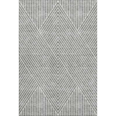 Premium Machine Washable Prisco Gray Rug