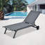 Chaise longue d'extérieur en tissu Pryer-1436928938