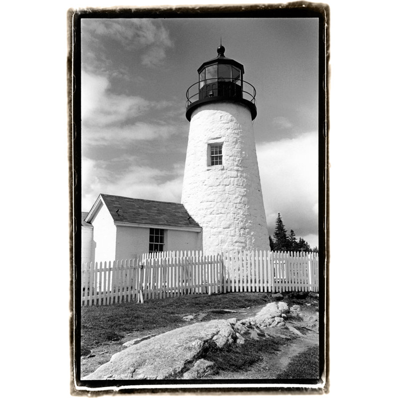 «Pemaquid Point Light Maine I», photographie sur toile, H 18 po x l 12 po