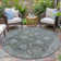 Machine Washable Indoor/Outdoor Xhevrie Fern Rug