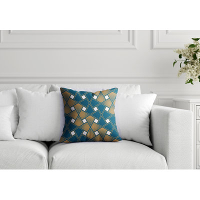 Housse de coussin Phillipa Diagonal Squares