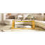 Transparent Glass Coffee Table,Rectangle
