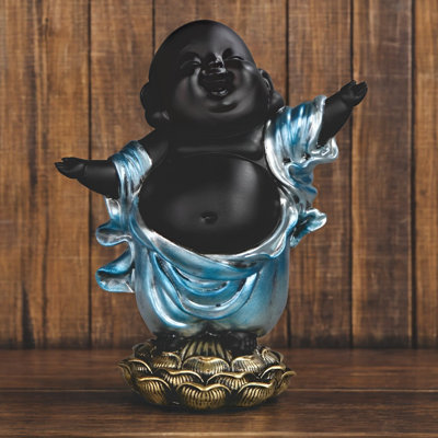 4.75"H Happy Monk Figurine