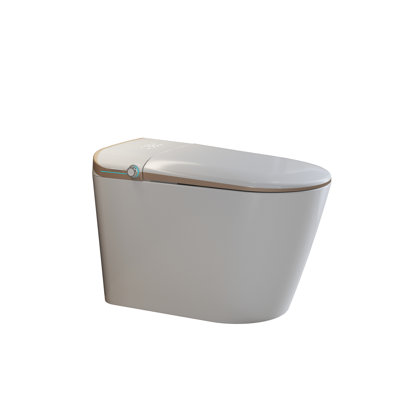 Toilettes à ouverture automatique, bidet intelligent compact et moderne en céramique ABS pour la maison