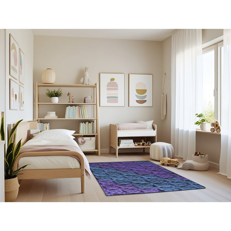 Tapis bleu Edwige, Rectangle 3 pi x 5 pi