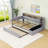 Upholstered Daybed with Trundle, Charging Station and LED-682425796-682425794