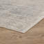 Washable Living Room Mist Abstract Area Rug – Soft Polypropylene Weaving, Low Pile, Non Slip Cotton Backing for Elegant Indoor Spaces, Grey-429557449
