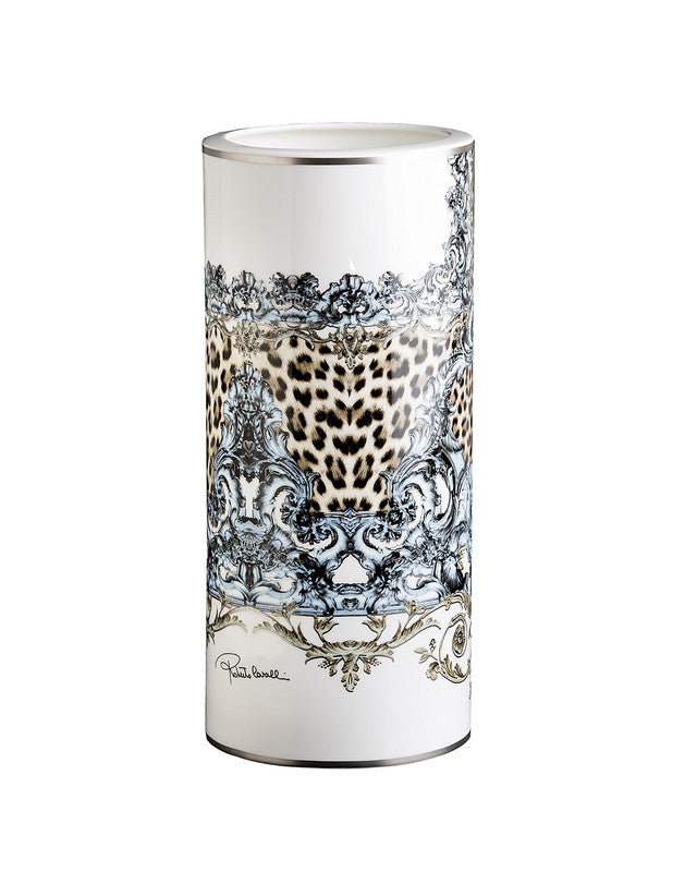 PALAZZO PITTI Bone China Table Vase, 14" H x 6.3" W x 6.3" D