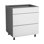 WITKITCHENS Cabitet moderne avec panneaux de particules l 36 po x P 24 po x H 34 1/2 po 