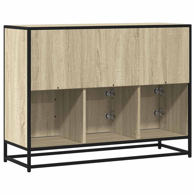 Sideboard 100X35x76 Cm Engineered Wood, Sonoma Oak