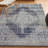 Regis Bohemian Medallion Machine-Washable Purple/Cream Rug-1322910209