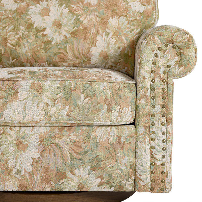 Fauteuil pivotant à 360 degrés, Fleurs de sable