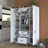 Multi-Purpose Cabinet, Modern White Design, 51.2 x 78.1 x 15.7 inches | 100% Melamine Coated E1 Quality Chipboard, Thickness: 0.7 inches | Stylish Storage Solution for Home & Office, Durable and Elegant