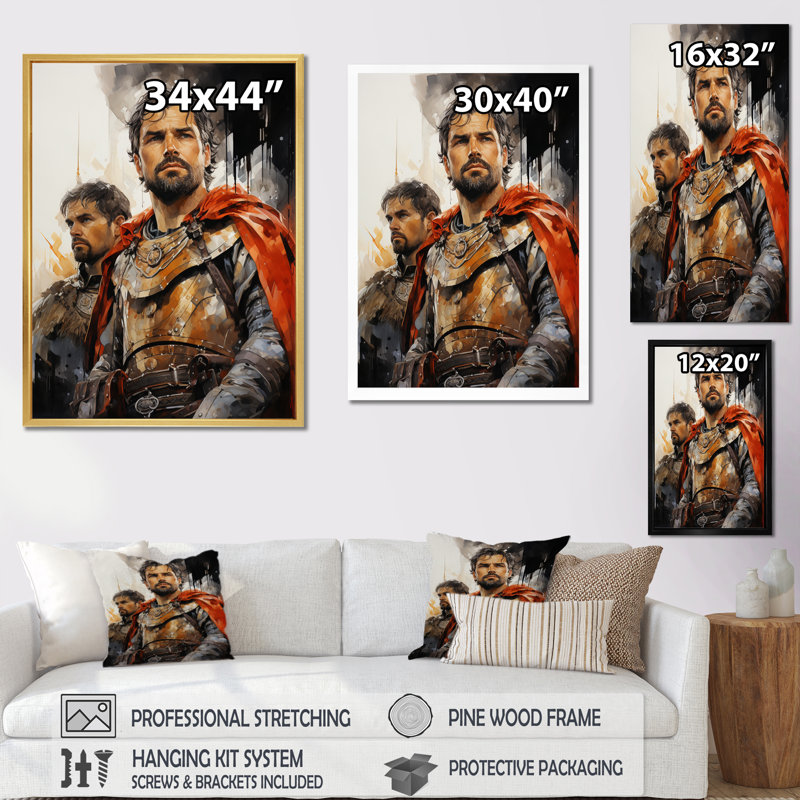 Chef LEADER Richard, salon d'art mural, Cadre photo noir, H 44 po x l 34 po x P 1,5 po