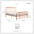 Anite Metal Platform Bed-678009024-678009034