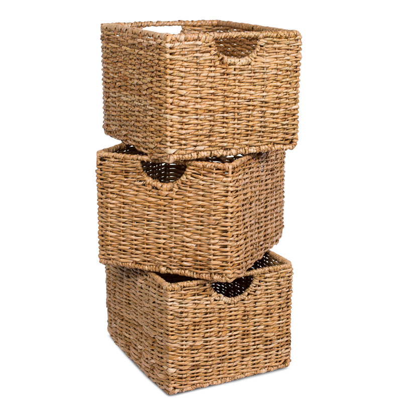 BirdRock Home Abaca Laundry Hamper - Hand Woven - Removable Canvas Laundry Bag