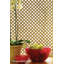 Panneau d'écran décoratif en MDF à peindre 72 po x 24 po - Carré non fini et mini motif circulaire, 1/8 po d'épaisseur, insert perforé pour décoration murale, portes d'armoire, cloisons et cloisons, paquet de 5