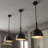 Hempstead 1-Light Dimmable Dome Pendant-1953057661