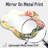 Countryside Hydrangeas In The Cornfield - Hydrangea Cloud Decorative Wall Mirror, Traditional Vanity Mirror, Printed on Metal-685056288
