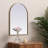 Sabine Metal Arch Wall Mirror-272105434-272105428