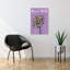 Beautiful Wild Flower Contemporary Wall Art Print 1 Piece Wrapped Canvas Wall Art-1949497377