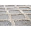 Tapis géométrique en laine brun clair / gris fait à la main Halil-2026515987