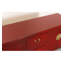 Console rétro en bois massif rouge chinois avec poignées rondes en laiton