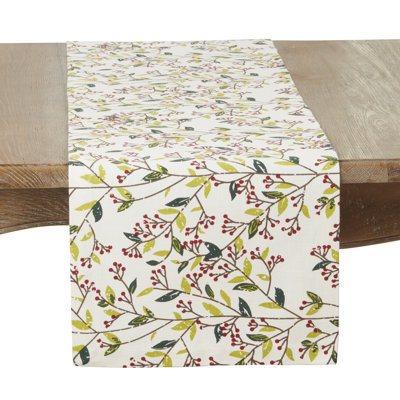 Red Berry Delight Table Runner