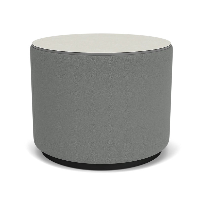 Table de réception avec plateau en stratifié Darsey, Noir; astéroïde portes ouvertes, 16", Sergé blanc