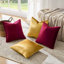 Ensemble de 4 housses de coussin en velours de luxe, housse décorative douce pour canapé-lit, salon, canapé, chambre à coucher-118196146-125420958