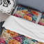 Vibrant Garden Dive Floral Motif - Ensemble de housse de couette floral-903614180