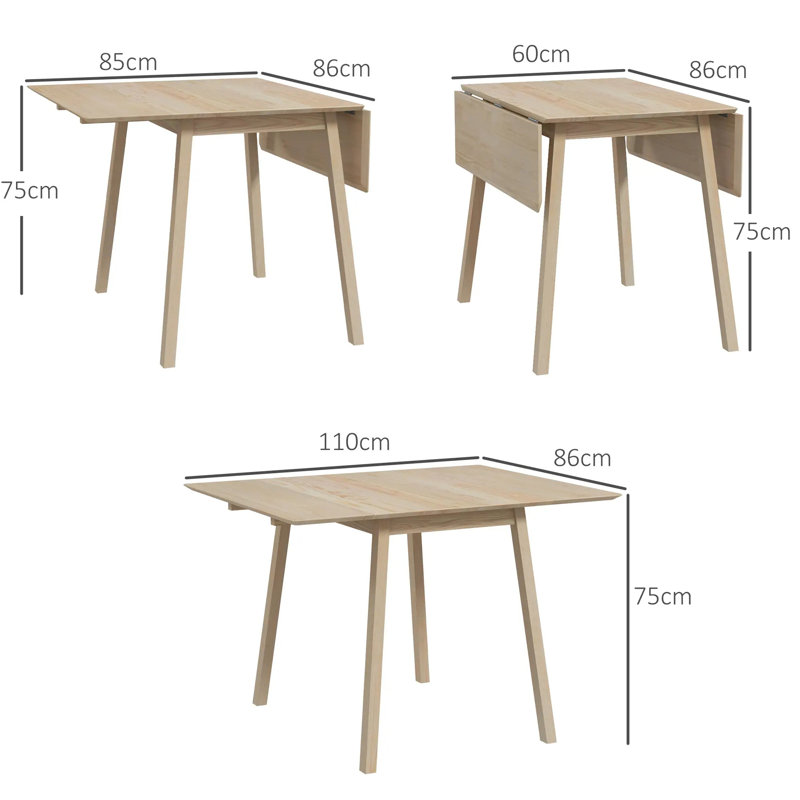 Newby Extendable Pine Solid Wood Dining Table