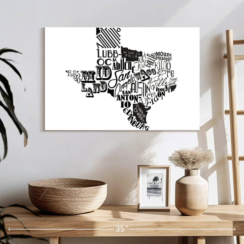 Aliaz Texas - noir, H 16 po x l 24 po