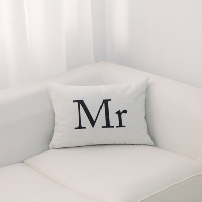 Housse et insert de coussin rectangulaire You & Me Mr