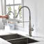 Robinet de cuisine tactile avec douchette extractible-119337247