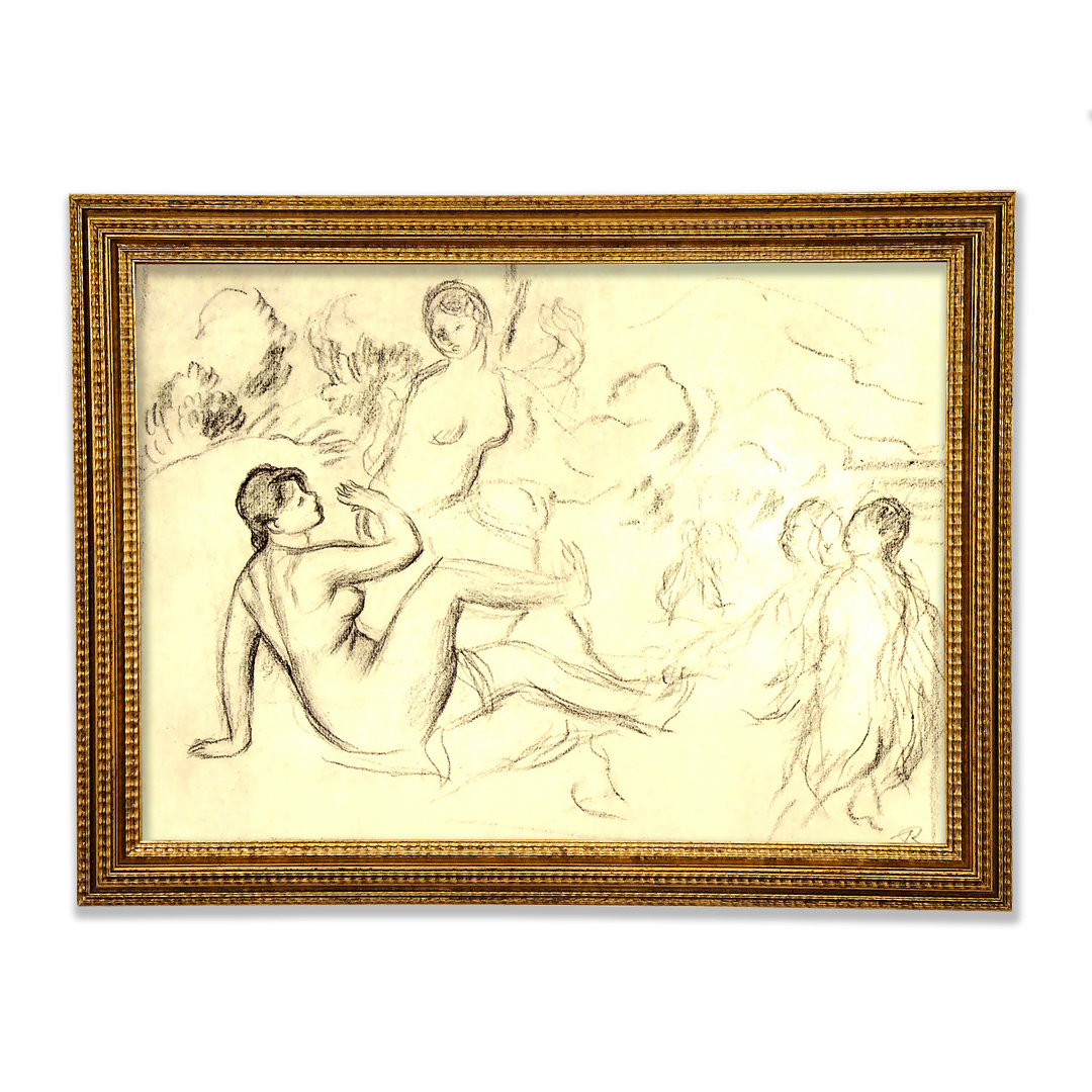 Renoir Bather 2 - Einzelner Bilderrahmen Kunstdrucke