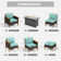 Phenice 9 - Person Wicker Outdoor Patio Conversation Furniture Sectional Set with Fire Pit Table